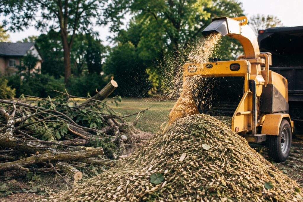 wood chipping services
